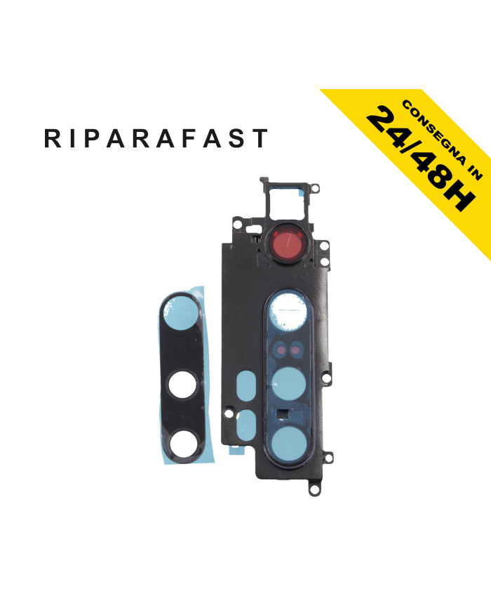 Vetrino Vetro Lente Camera Posteriore Xiaomi Mi Note 10 Pro + Frame | Riparafast SRLS