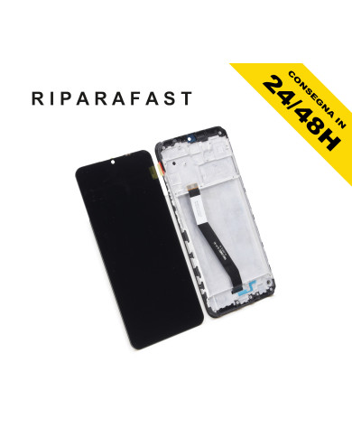 DISPLAY LCD + FRAME PER XIAOMI REDMI 9 M2004J19AG M2004J19G TOUCH SCREEN VETRO