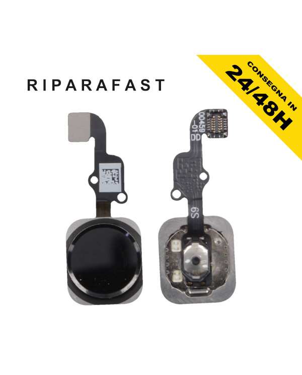 Tasto Home iPhone 6S/6S Plus Nero | Riparafast SRLS