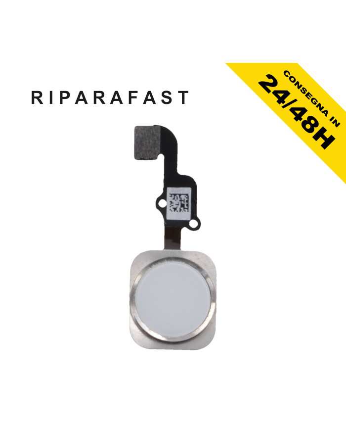 Tasto Home iPhone 6S Silver Bianco | Riparafast SRLS