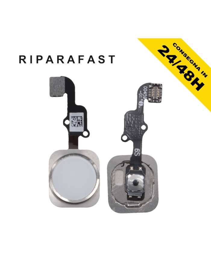 Tasto Home iPhone 6S Silver Bianco | Riparafast SRLS