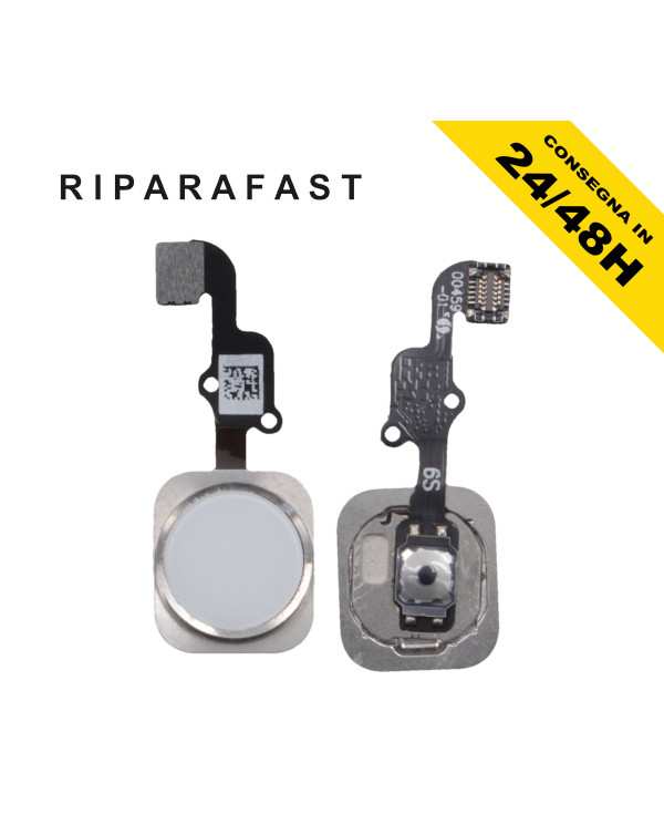 Tasto Home iPhone 6S/6S Plus Silver Bianco | Riparafast SRLS