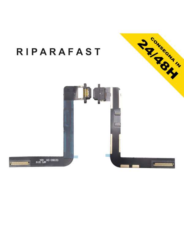 CONNETTORE DI RICARICA USB PER APPLE IPAD 10.2 2019 DOCK FLEX NERO