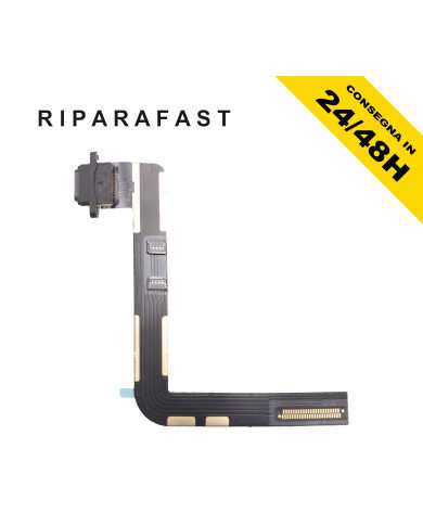 CONNETTORE DI RICARICA USB PER APPLE IPAD 10.2 2019 DOCK FLEX NERO