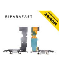 CONNETTORE PER IPHONE 8 PLUS APPLE DOCK RICARICA FLAT FLEX BIANCO