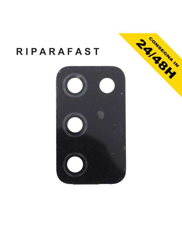 Vetrino Fotocamera Samsung A02S Nero Biadesivo | Riparafast SRLS