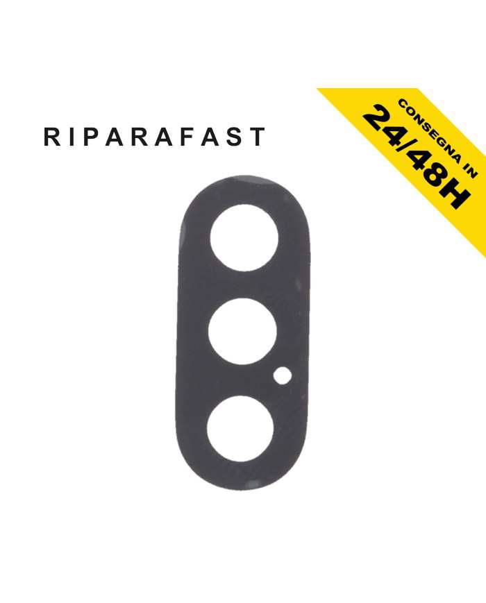 Vetrino Lente Fotocamera iPhone X con Biadesivo | Riparafast SRLS