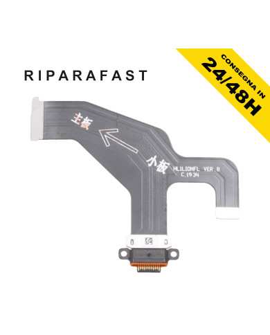 CONNETTOTORE DI RICARICA PER HUAWEI MATE 30 PRO MICROFONO ANTENNA FLAT FLEX DOCK