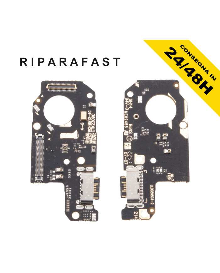 CONNETTORE DI RICARICA PER XIAOMI REDMI NOTE 12 DOCK MICROFONO CHARGHER FLEX FLAT