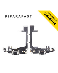 CONNETTORE RICARICA APPLE IPHONE 11 PRO MICROFONO FLAT DOCK CARICA NO CHIP