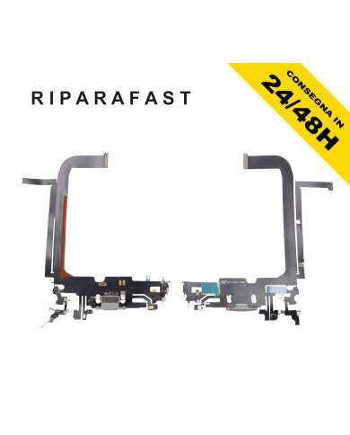 Connettore di Carica iPhone 13 Pro Max Bianco | Riparafast SRLS