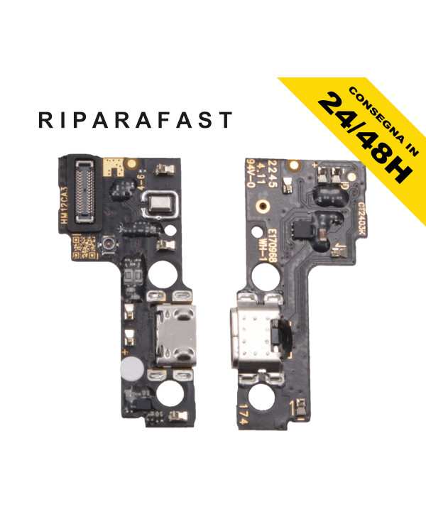 CONNETTORE DI RICARICA PER XIAOMI REDMI 12C 22120RN86 22120RN86G DOCK MICROFONO JACK