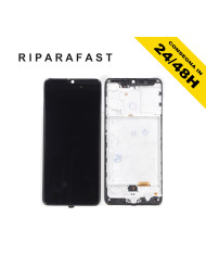 DISPLAY CON FRAME PER SAMSUNG GALAXY A31 SM-A315F LCD OLED PARI ORIGINALE TOUCH VETRO