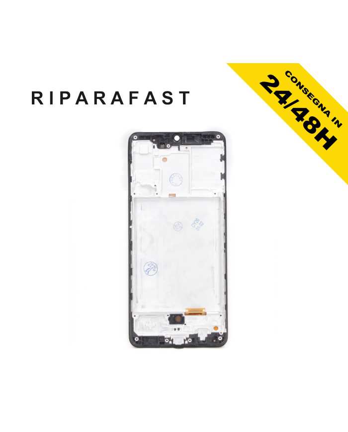 DISPLAY CON FRAME PER SAMSUNG GALAXY A31 SM-A315F LCD OLED PARI ORIGINALE TOUCH VETRO