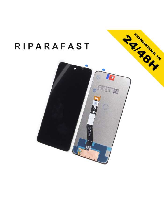 DISPLAY PER MOTOROLA MOTO G62 5G XT2223 LCD TOUCH SCREEN VETRO SCHERMO NERO