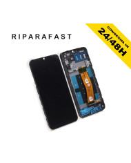 LCD DISPLAY PER SAMSUNG GALAXY A14 4G SM-A145 R P CON FRAME TOUCH VETRO SCREEN