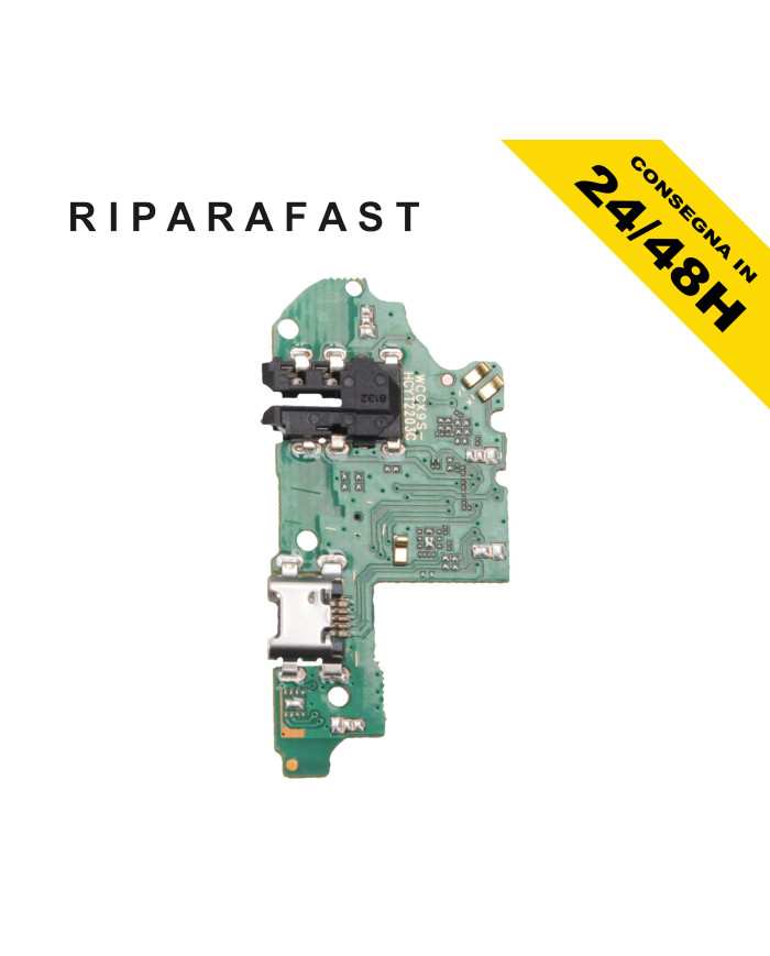 CONNETTORE DI RICARICA PER HUAWEI P SMART 2019 POT-LX1 LX2 AL00 MICROFONO DOCK