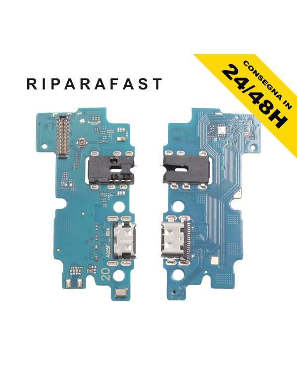 CONNETTORE DI RICARICA PER SAMSUNG GALAXY A20 SM A205FN MICROFONO DOCK FLEX