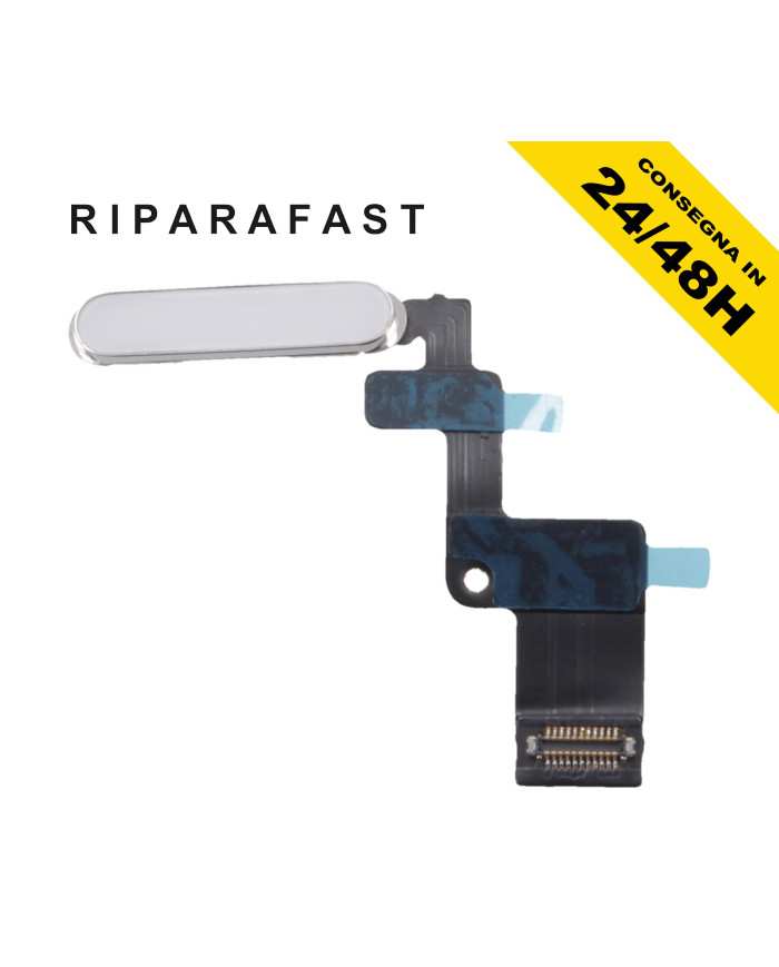 Flat Tasto Power iPad Air 4A/5A 2020-2022 Silver | Riparafast SRLS