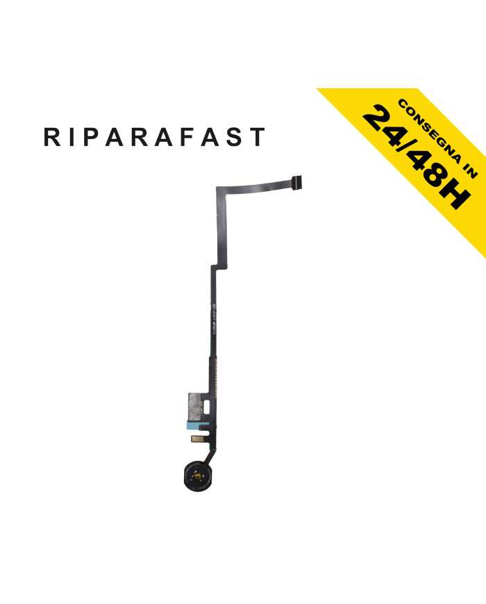 Tasto Impronta Digitale iPad 9.7 2017 Nero Ricambio | Riparafast SRLS
