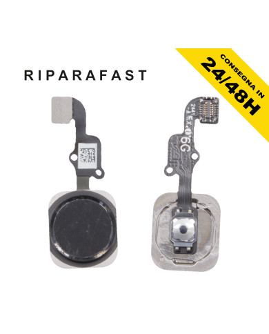 Tasto Home iPhone 6 Nero Completo | Riparafast SRLS