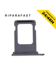 Carrello Porta SIM iPhone 15 A3090 Nero | Riparafast SRLS