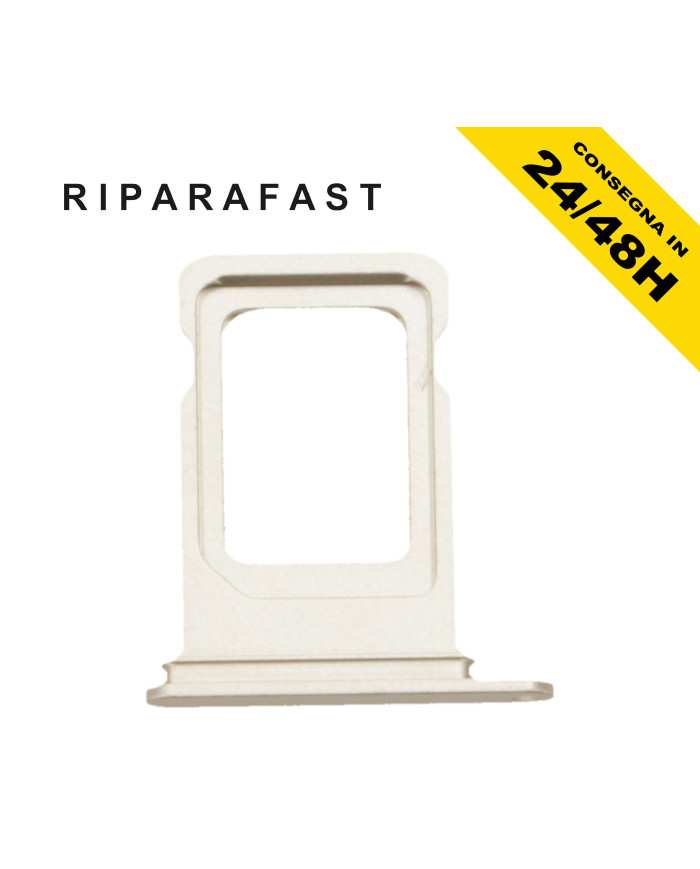 Carrello Porta SIM iPhone 15 A3090 Giallo | Riparafast SRLS