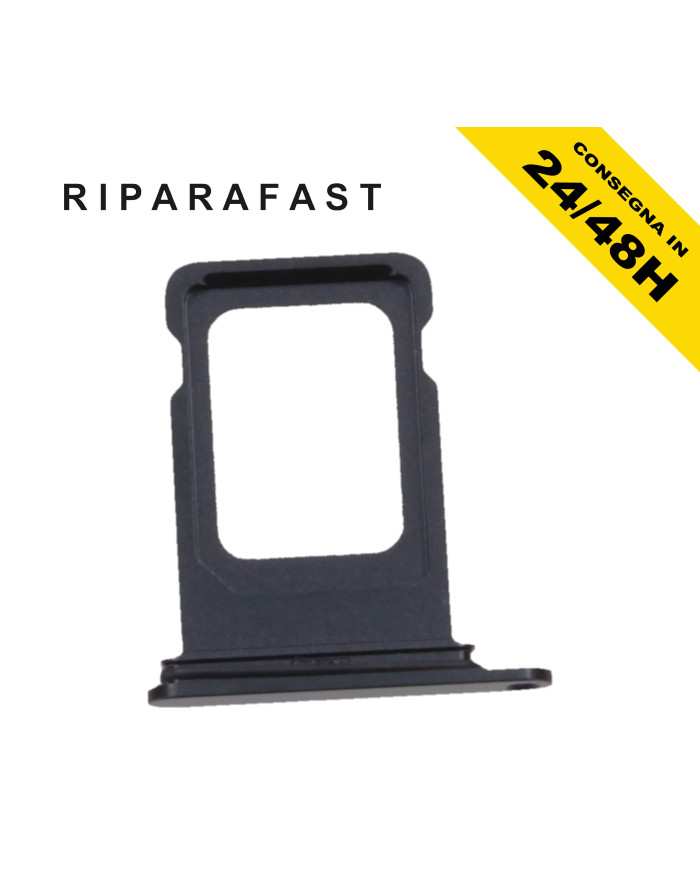 Carrello Porta SIM iPhone 15 Plus A3094 Nero | Riparafast SRLS