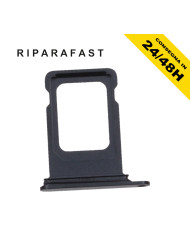 Carrello Porta SIM iPhone 15 Plus A3094 Nero | Riparafast SRLS