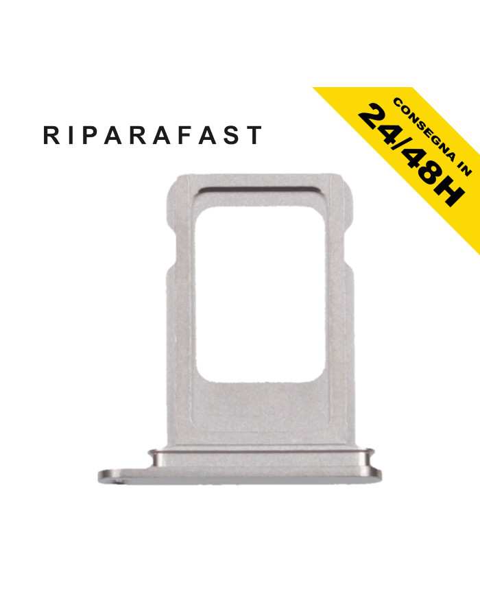 Carrello Porta SIM iPhone 15 Pro Originale Bianco | Riparafast SRLS