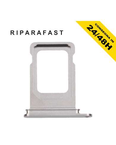 Carrello Porta SIM iPhone 15 Pro Originale Bianco | Riparafast SRLS