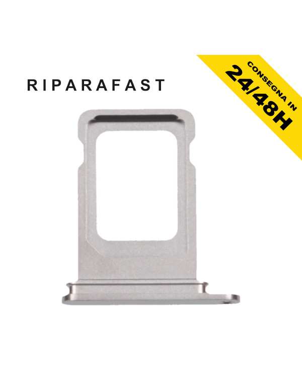 Carrello Porta SIM iPhone 15 Pro Originale Bianco | Riparafast SRLS