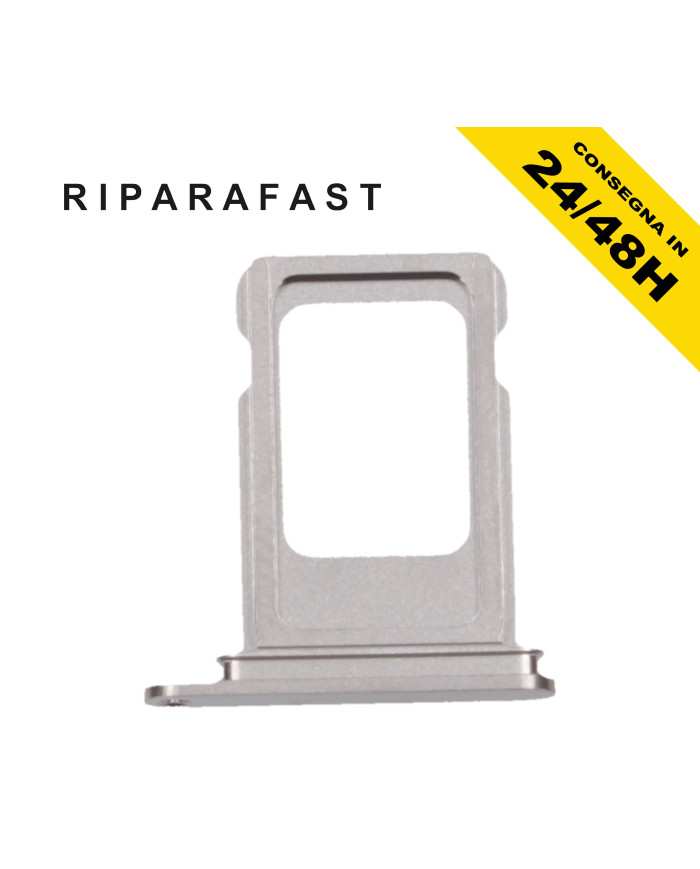 Carrello Porta SIM iPhone 15 Pro Max Bianco | Riparafast SRLS