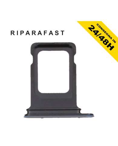Carrello Porta SIM iPhone 15 Pro Max Nero | Riparafast SRLS