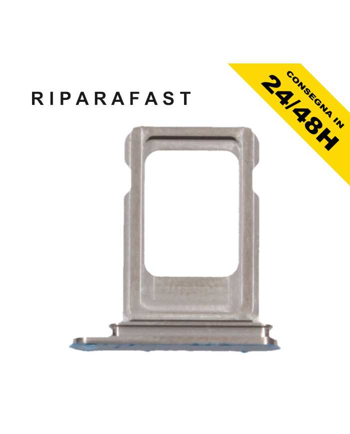 Carrello Porta SIM iPhone 15 Pro Max Grigio | Riparafast SRLS