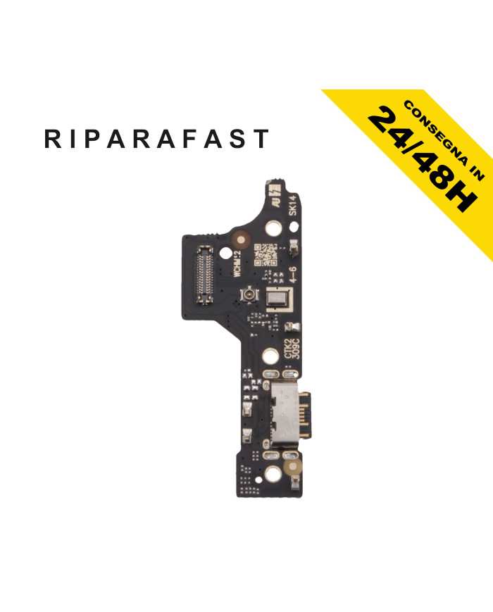 CONNETTORE DI RICARICA PER XIAOMI REDMI 12 23053RN02L MICROFONO DOCK PCB