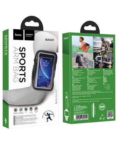 CUSTODIA SMARTPHONE PER CORSA HOCO BAG01 SPORTIVA CICLISMO BRACCIALE JOGGING