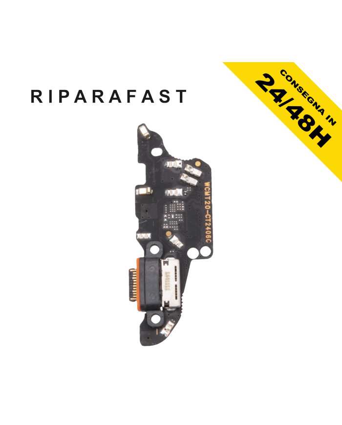 CONNETTORE DI RICARICA PER HUAWEI MATE 20 + MICROFONO DOCK CARICA TYPE C