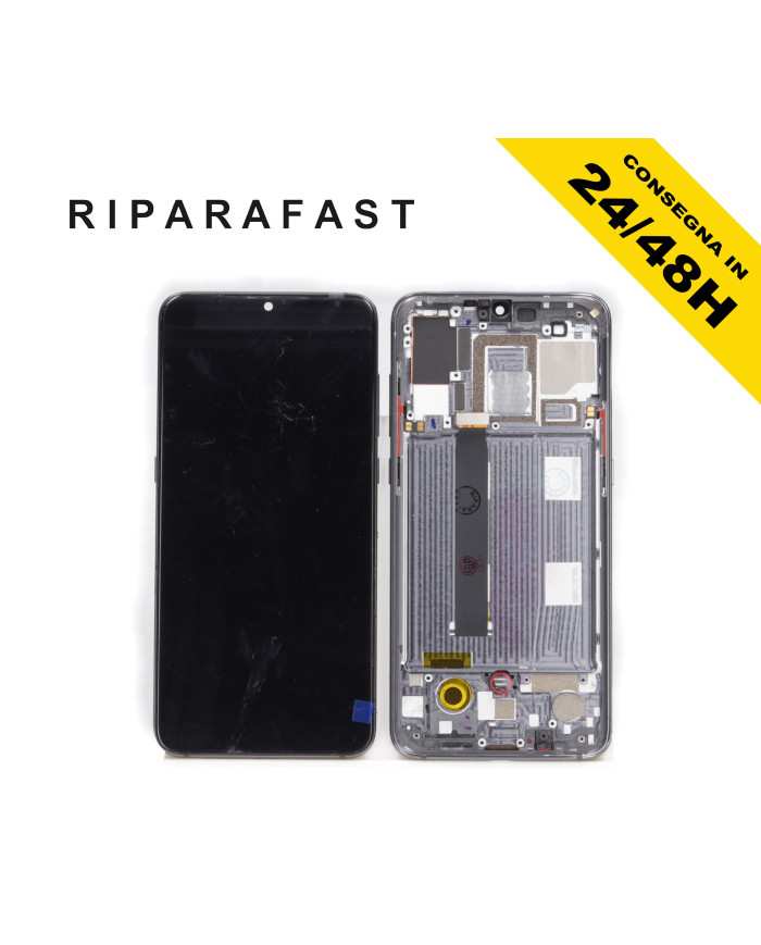 DISPLAY CON FRAME PER XIAOMI MI 9 M1902F1A M1902F1G M1902F1T LCD OLED TOUCH NERO