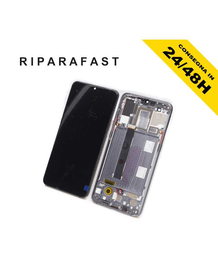 DISPLAY CON FRAME PER XIAOMI MI 9 M1902F1A M1902F1G M1902F1T LCD OLED TOUCH NERO
