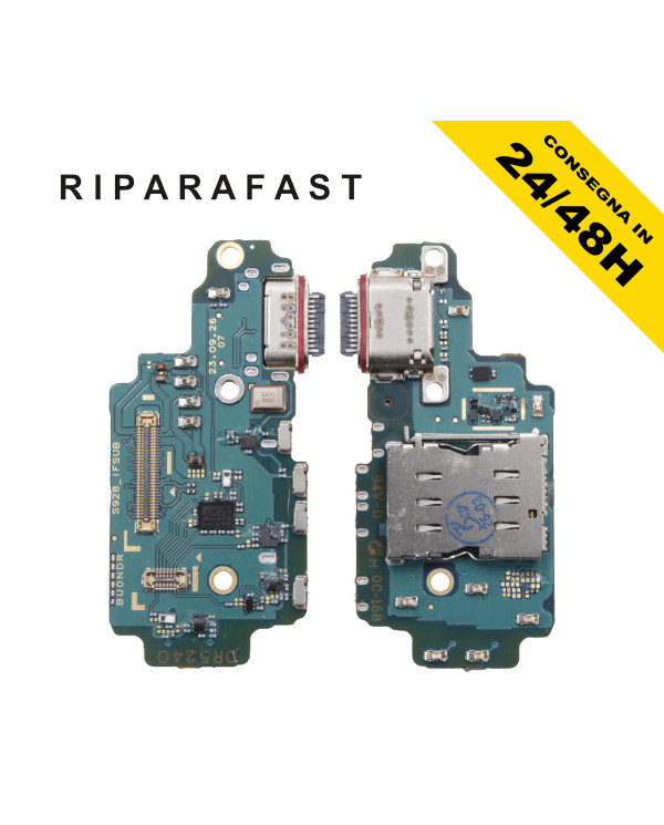 DOCK CONNETTORE DI RICARICA PER SAMSUNG S24 ULTRA S928 MICROFONO LETTORE SIM