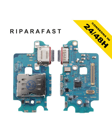 DOCK CONNETTORE DI RICARICA SAMSUNG GALAXY S24 S921 MICROFONO LETTORE SIM