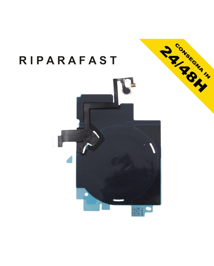 FLAT MODULO RICARICA BATTERIA WIRELESS NFC PER APPLE IPHONE 16 FLASH MICROFONO