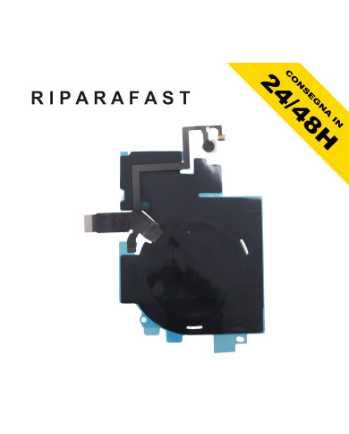 MODULO FLAT RICARICA BATTERIA WIRELESS NFC PER IPHONE 16 PLUS FLASH MICROFONO