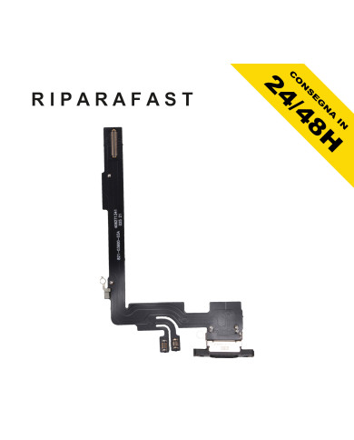 CONNETTORE RICARICA APPLE IPHONE 16 PRO MAX ANTENNA DOCK CARICA NERO MICROFONO
