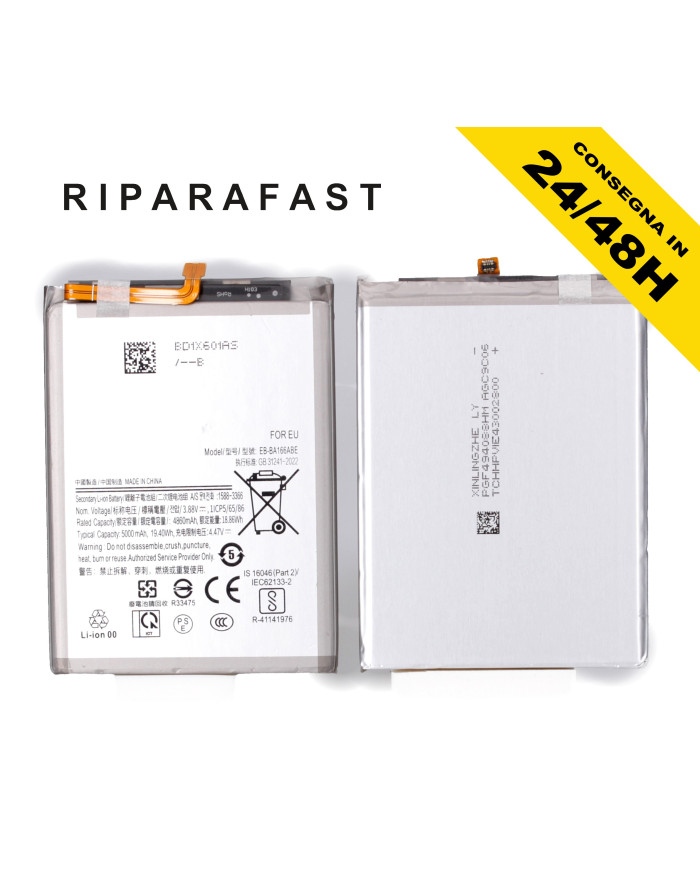 BATTERIA PARI ORIGINALE PER SAMSUNG GALAXY A17 A175 A176 EB-BA166ASE 5000MAH