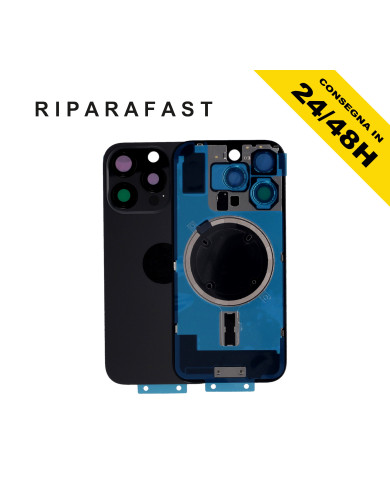 BACK COVER VETRO SCOCCA POSTERIORE IPHONE 16 PRO COMPLETO MAGSAFE FRAME