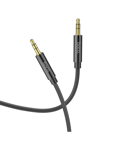 CAVO AUDIO AUX JACK 3,5MM TO JACK 3,5MM 2 METRI HOCO UPA19 NERO