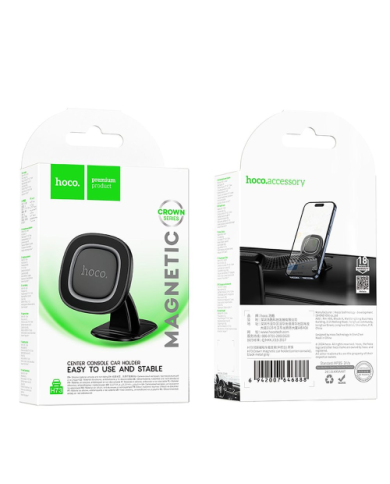 SUPPORTO PER SMARTPHONE PER AUTO CON CALAMITA MAGNETICA UNIVERSALE HOCO H73 NERO