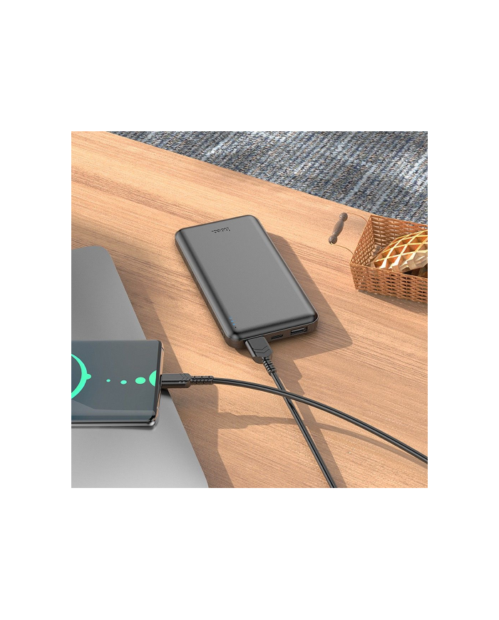POWER BANK 10000MAH PD QC 2,1A HOCO J100 NERO